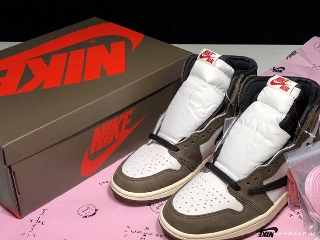Rep 1 'Mocha' High 100 OG Air - x Retro CD4487 Jordan Scott Travis 0720
